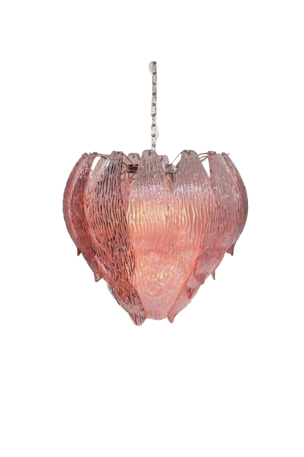 Murano Petal Glass Chandelier