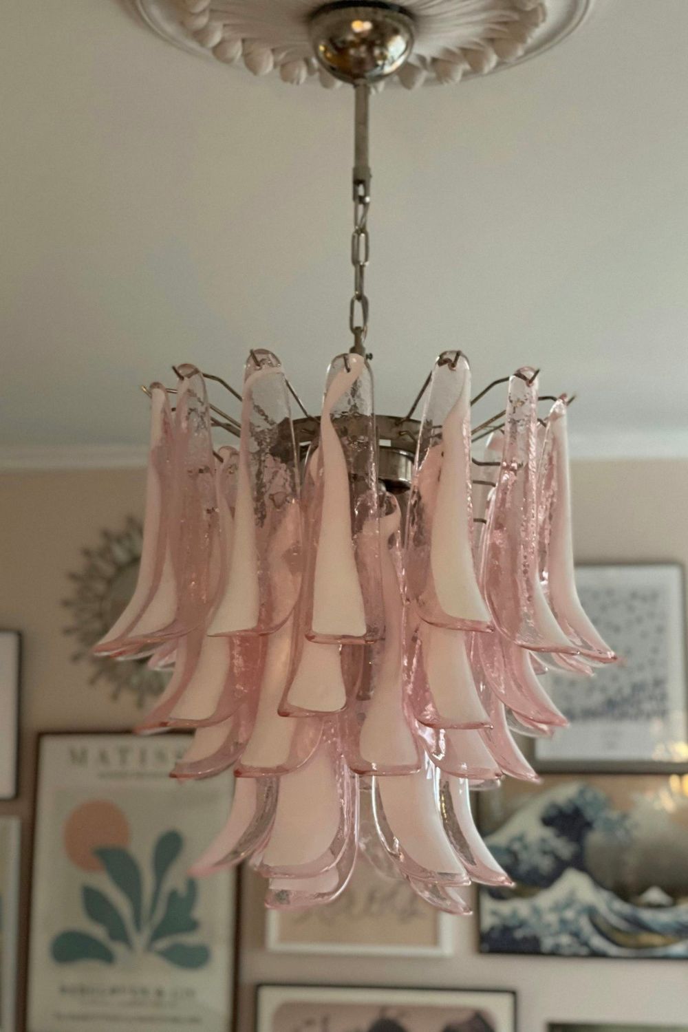 Murano Petals Chandelier