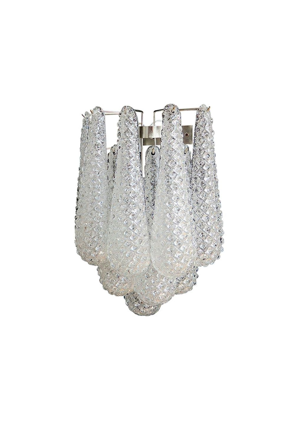 Murano Petals White Wall Light