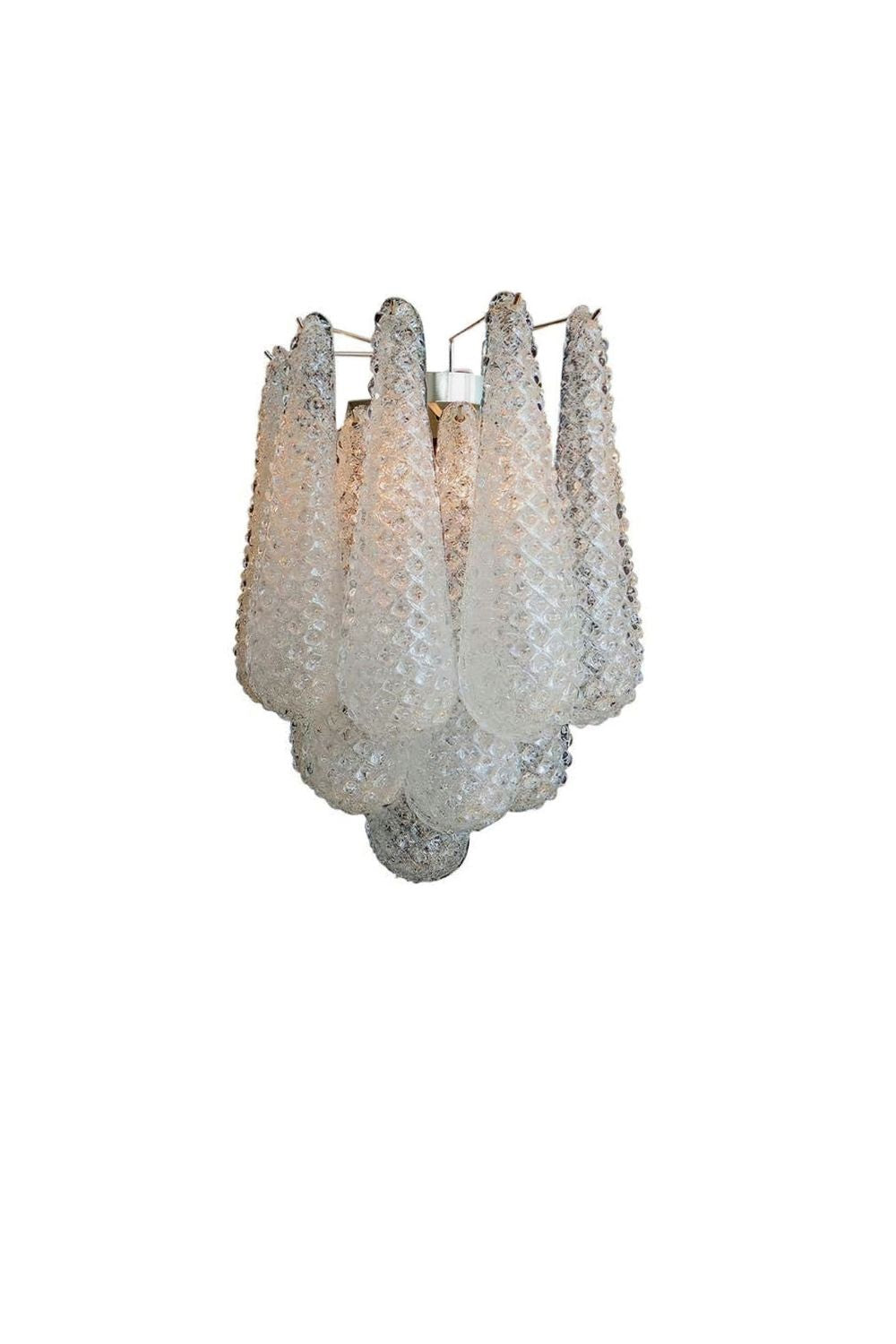 Murano Petals White Wall Light