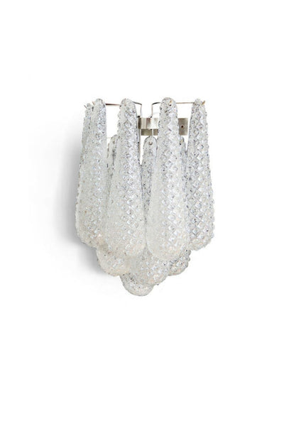 Murano Petals White Wall Light