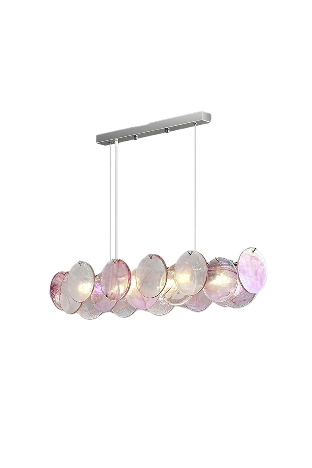 Murano Rainbow Discs Chandelier