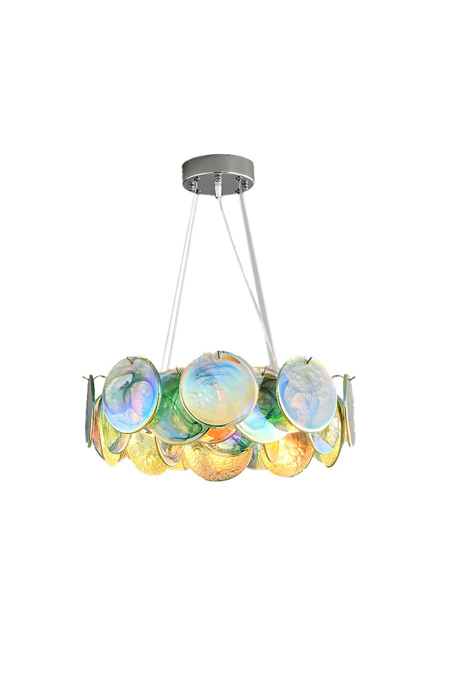Art Rainbow Discs Chandelier | SamuLighting