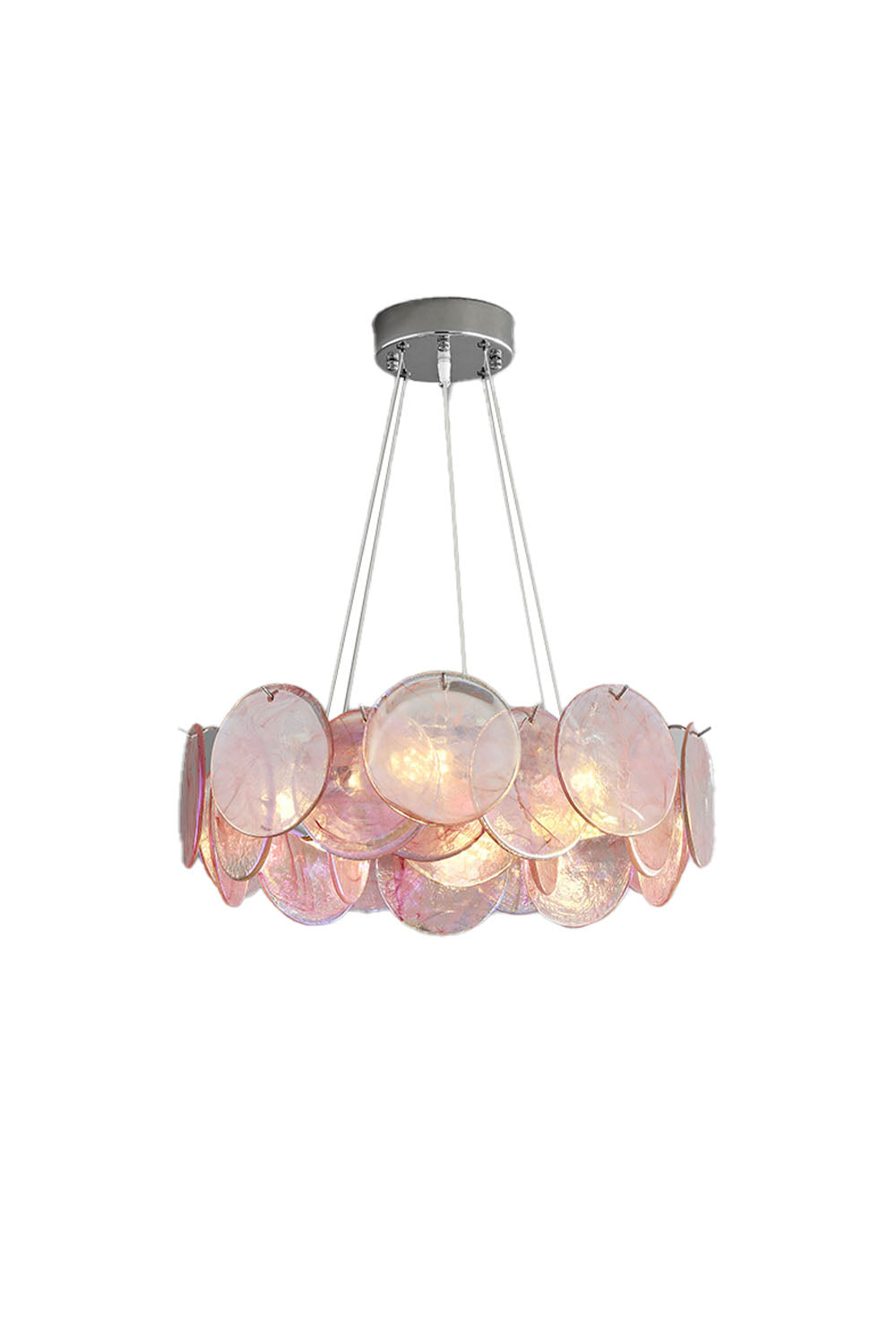 Murano Rainbow Discs Chandelier