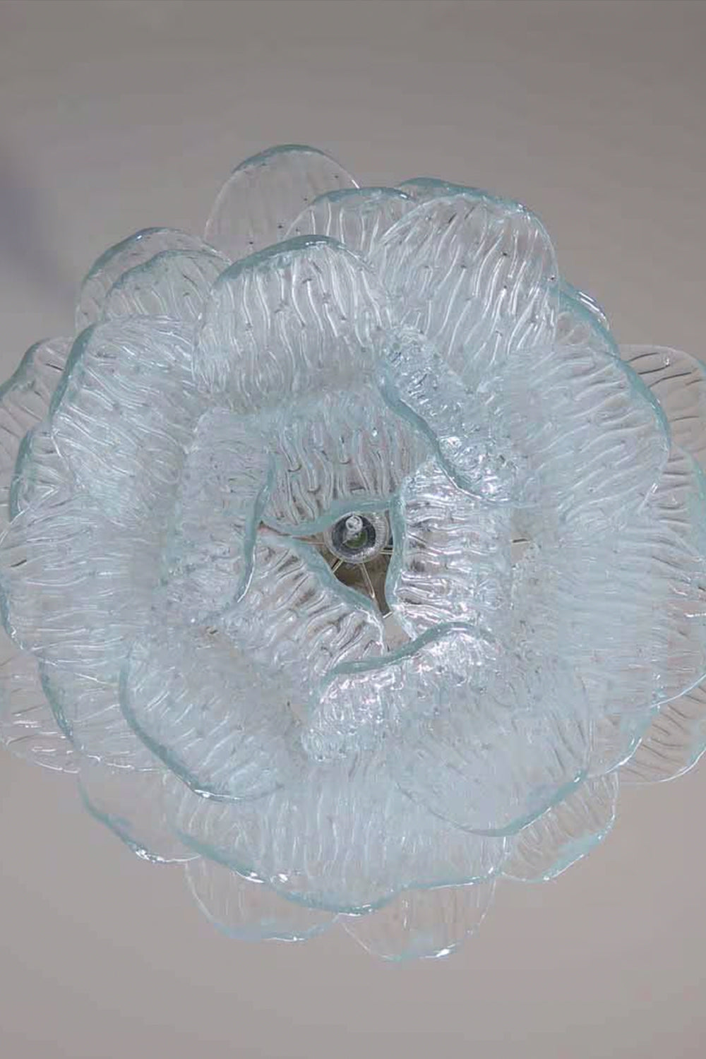 Murano Ripple Leaf Glass Chandelier