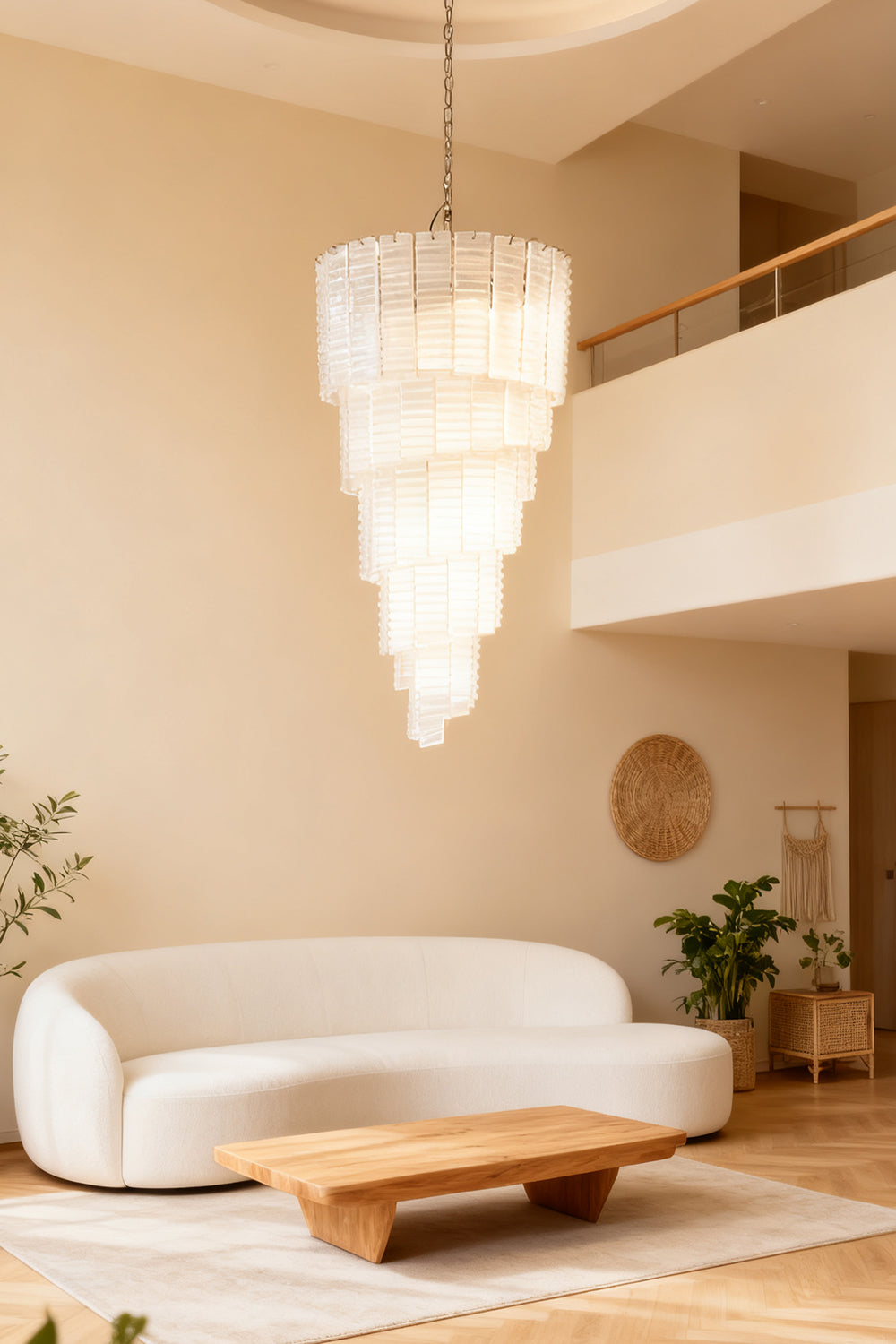 Murano Spiral Chandelier