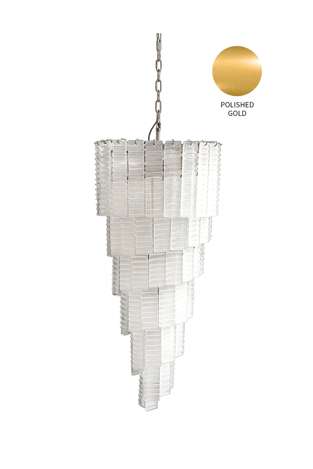 Murano Spiral Chandelier