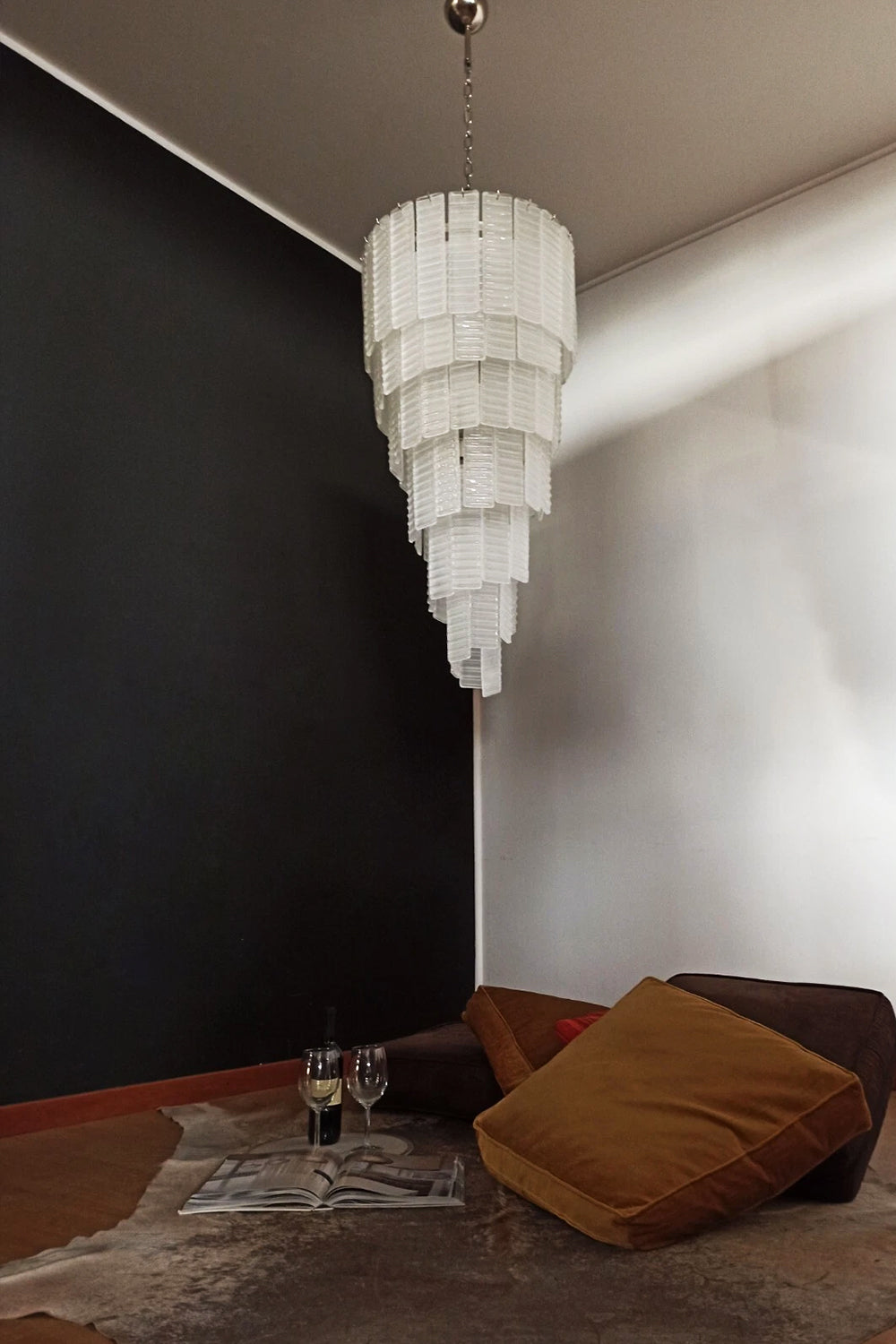 Murano Spiral Chandelier