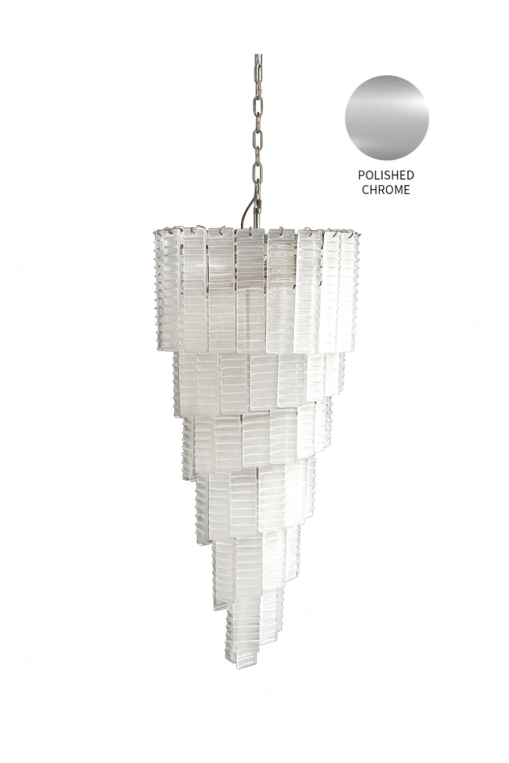 Murano Spiral Chandelier