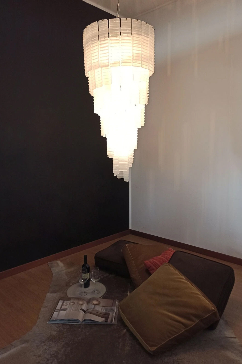 Murano Spiral Chandelier