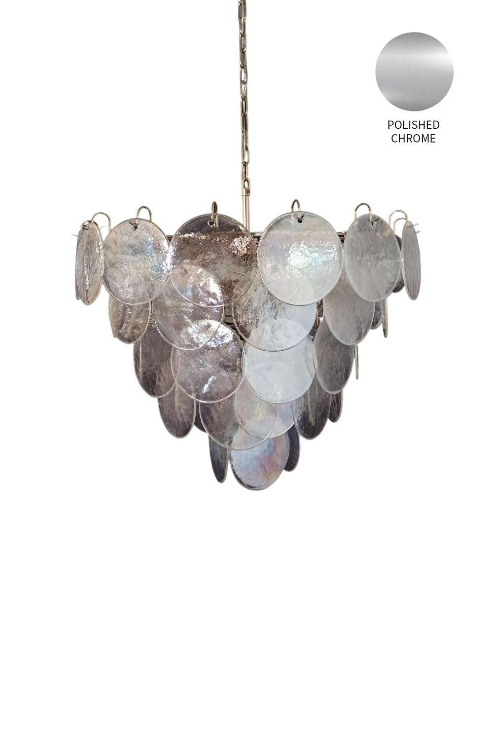 Iridescent Glass High Quality Murano Chandelier