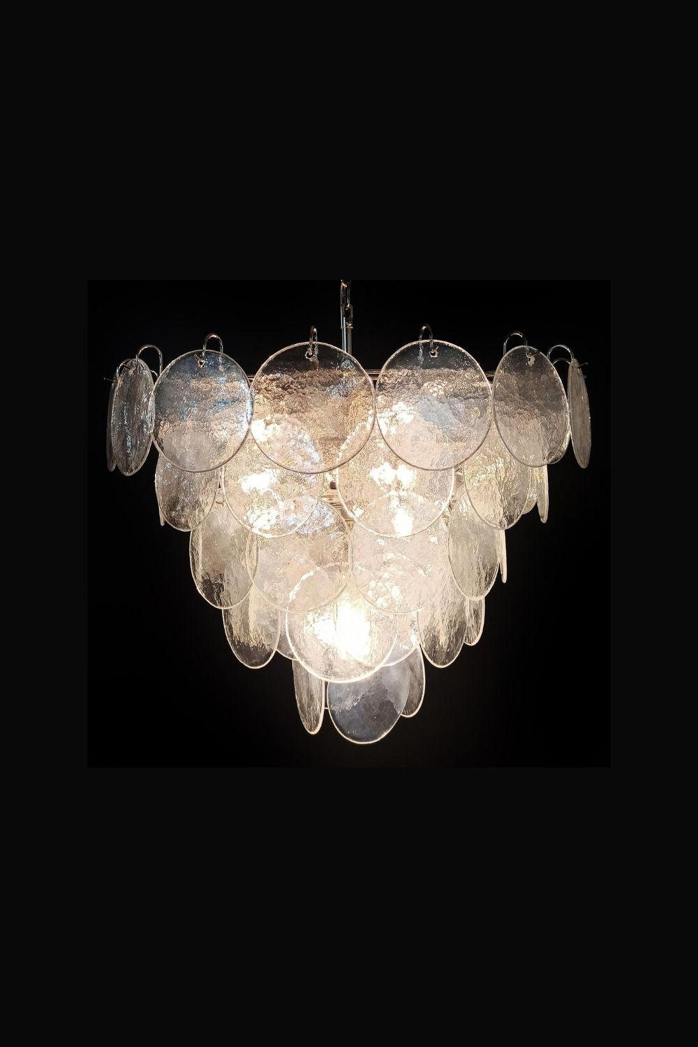 Iridescent Glass High Quality Murano Chandelier