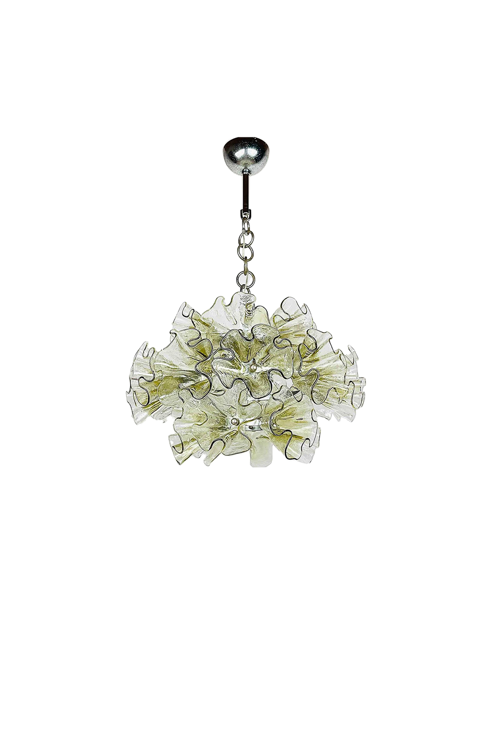 Murano flower-shaped Glass Chandelier