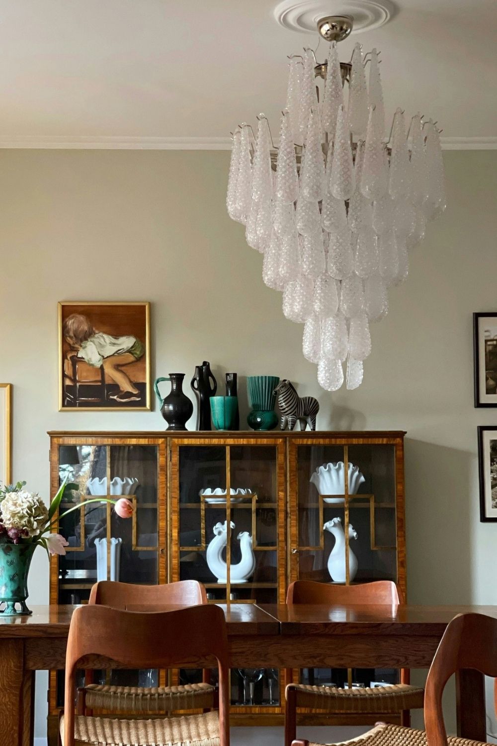 Murano glass chandelier