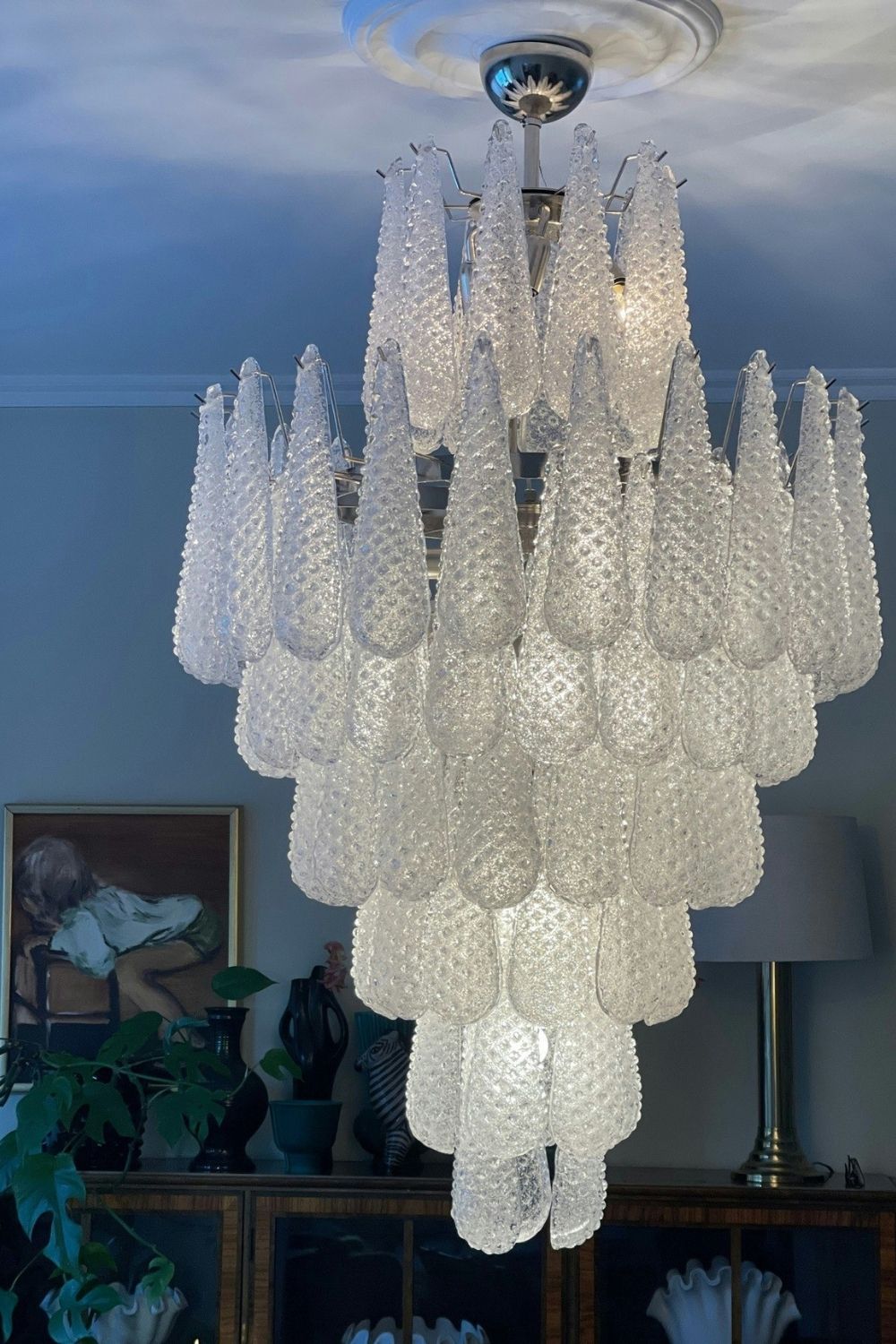 Murano glass chandelier