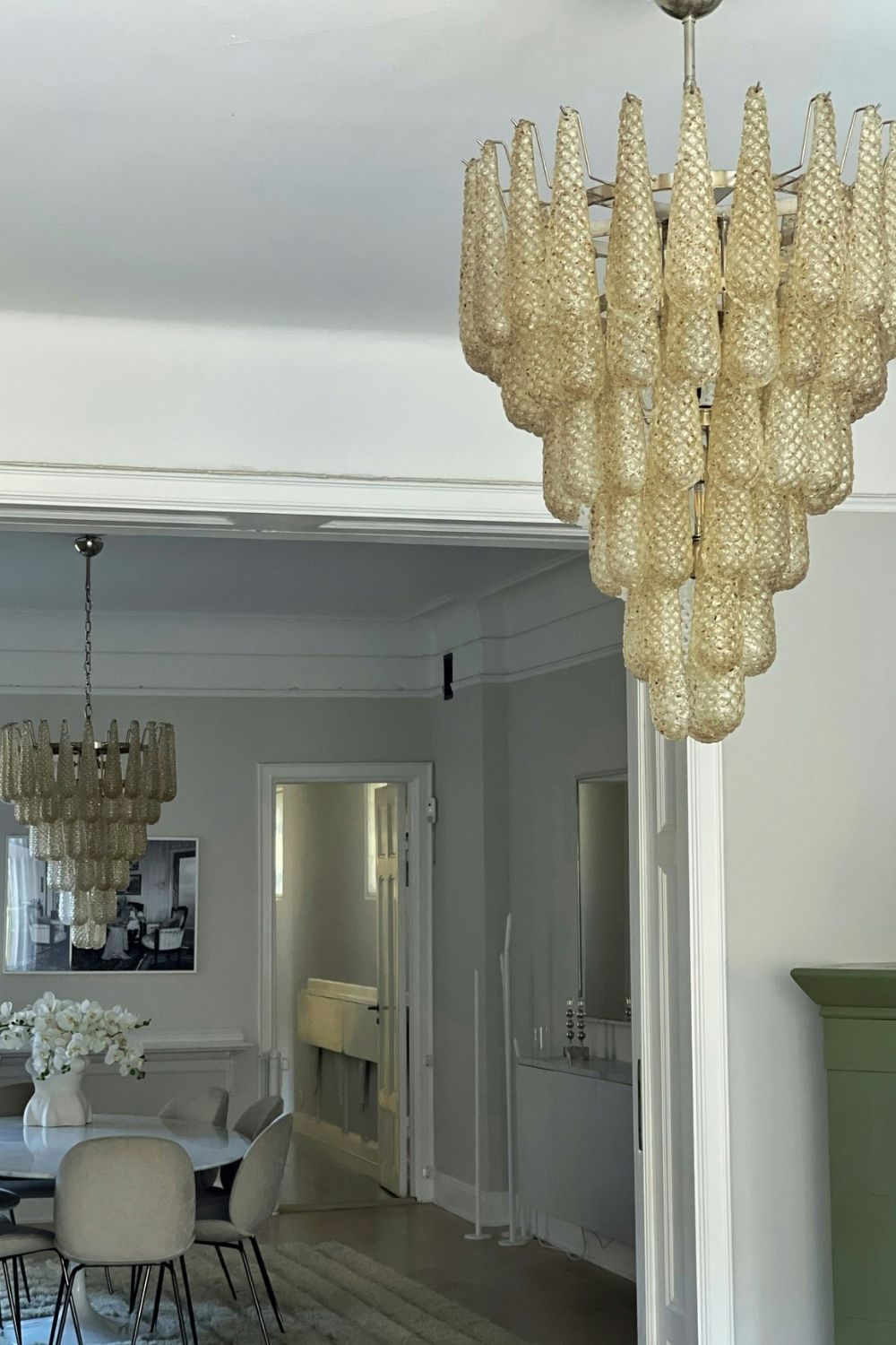 Murano glass chandelier