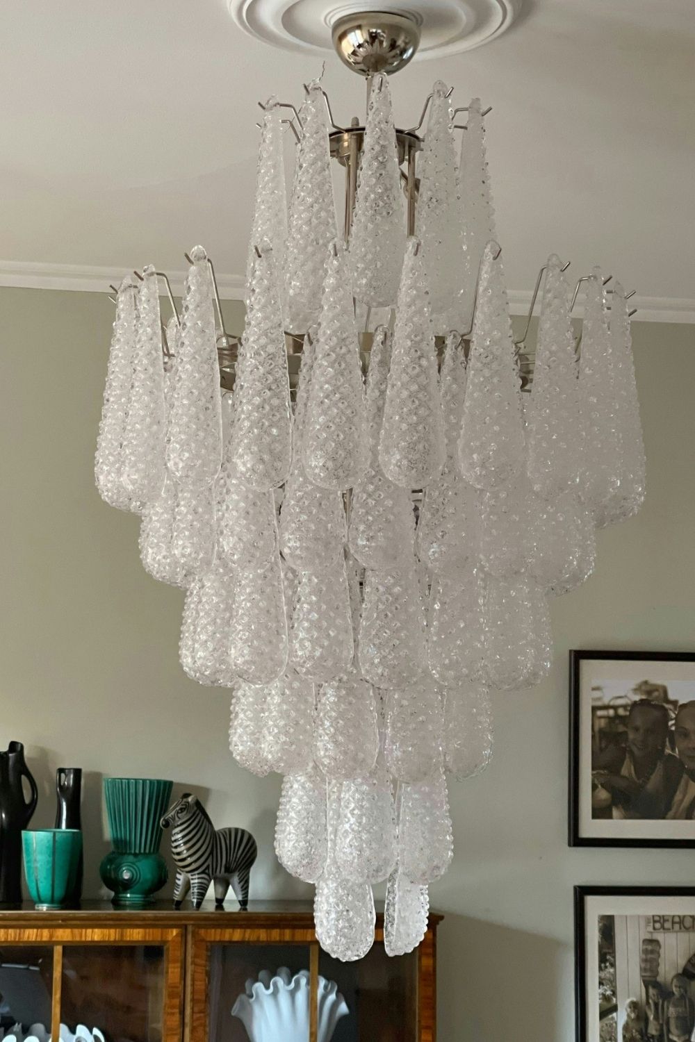 Murano glass chandelier