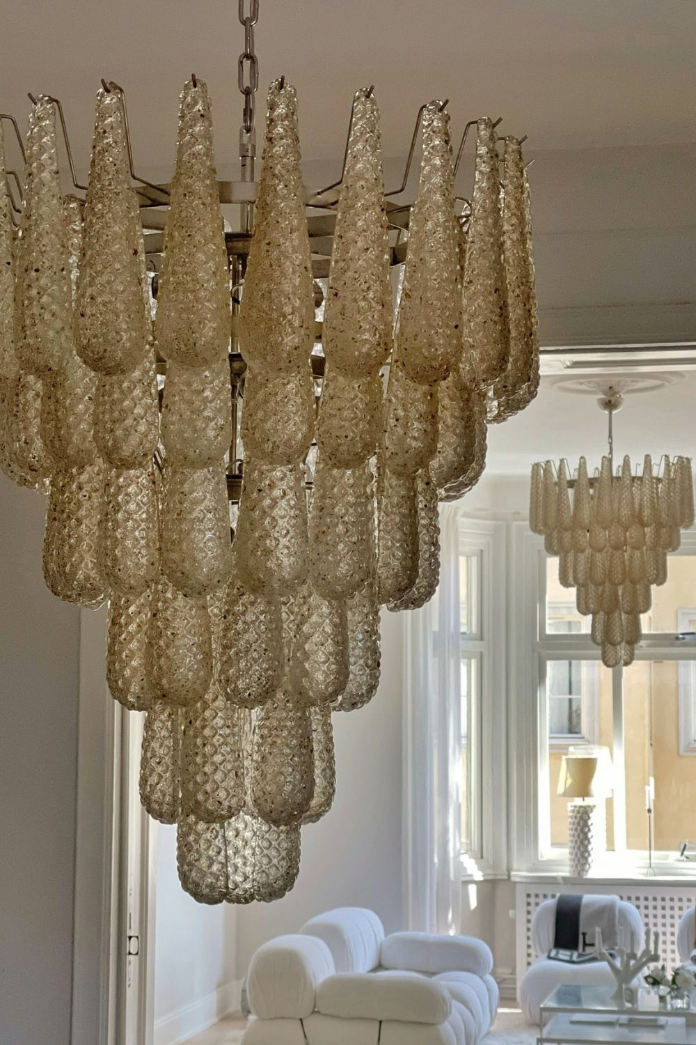 Murano glass chandelier