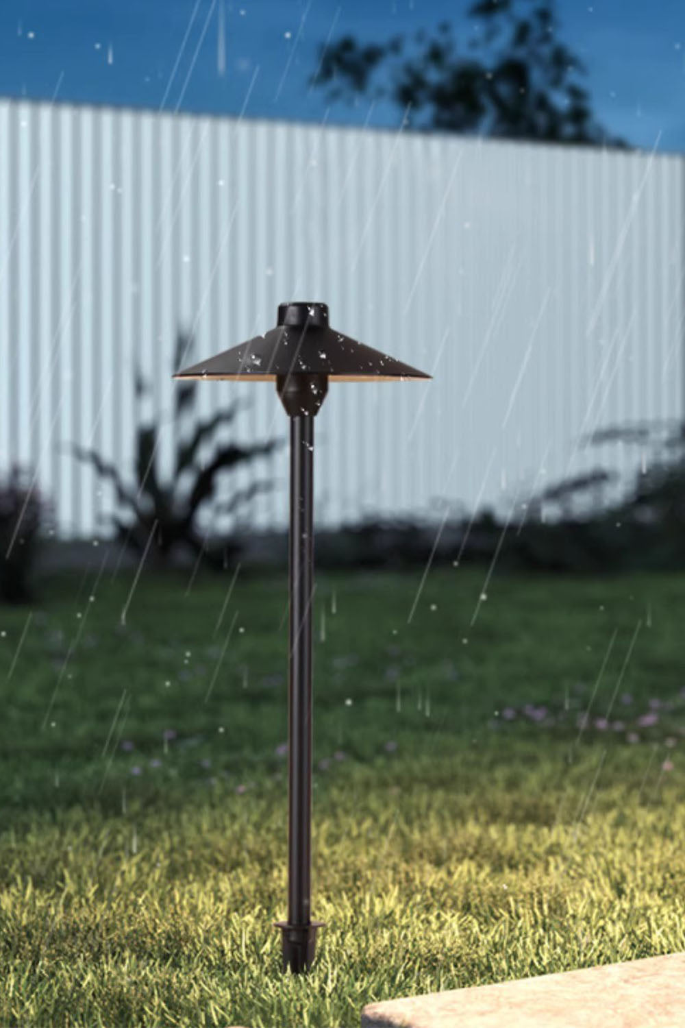 Mushroom Acrylic Outdoor Floor Lamp