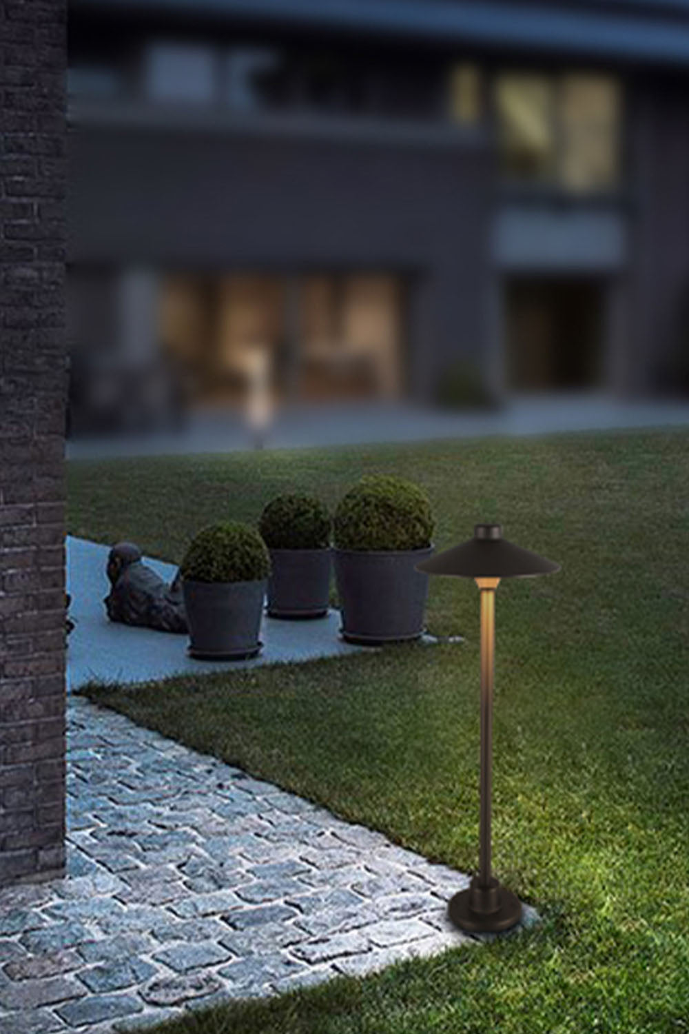 Mushroom Acrylic Outdoor Floor Lamp