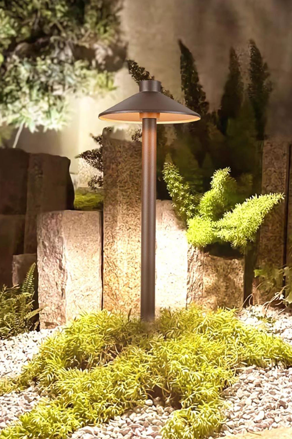Mushroom Acrylic Outdoor Floor Lamp