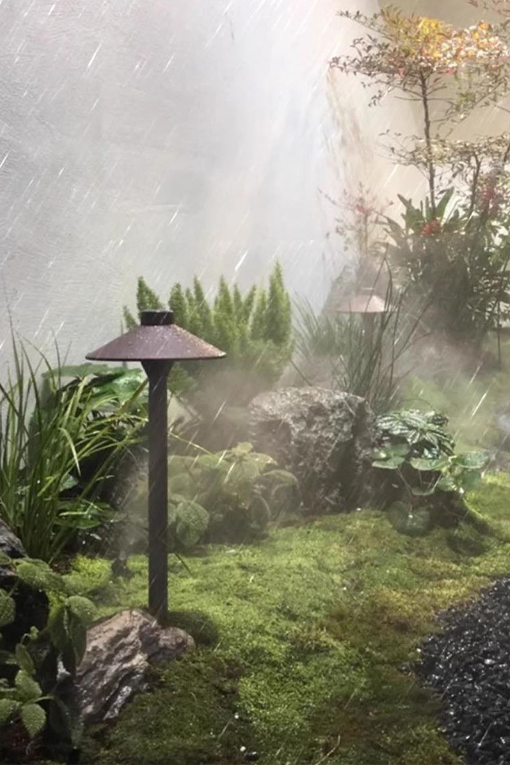 Mushroom Acrylic Outdoor Floor Lamp