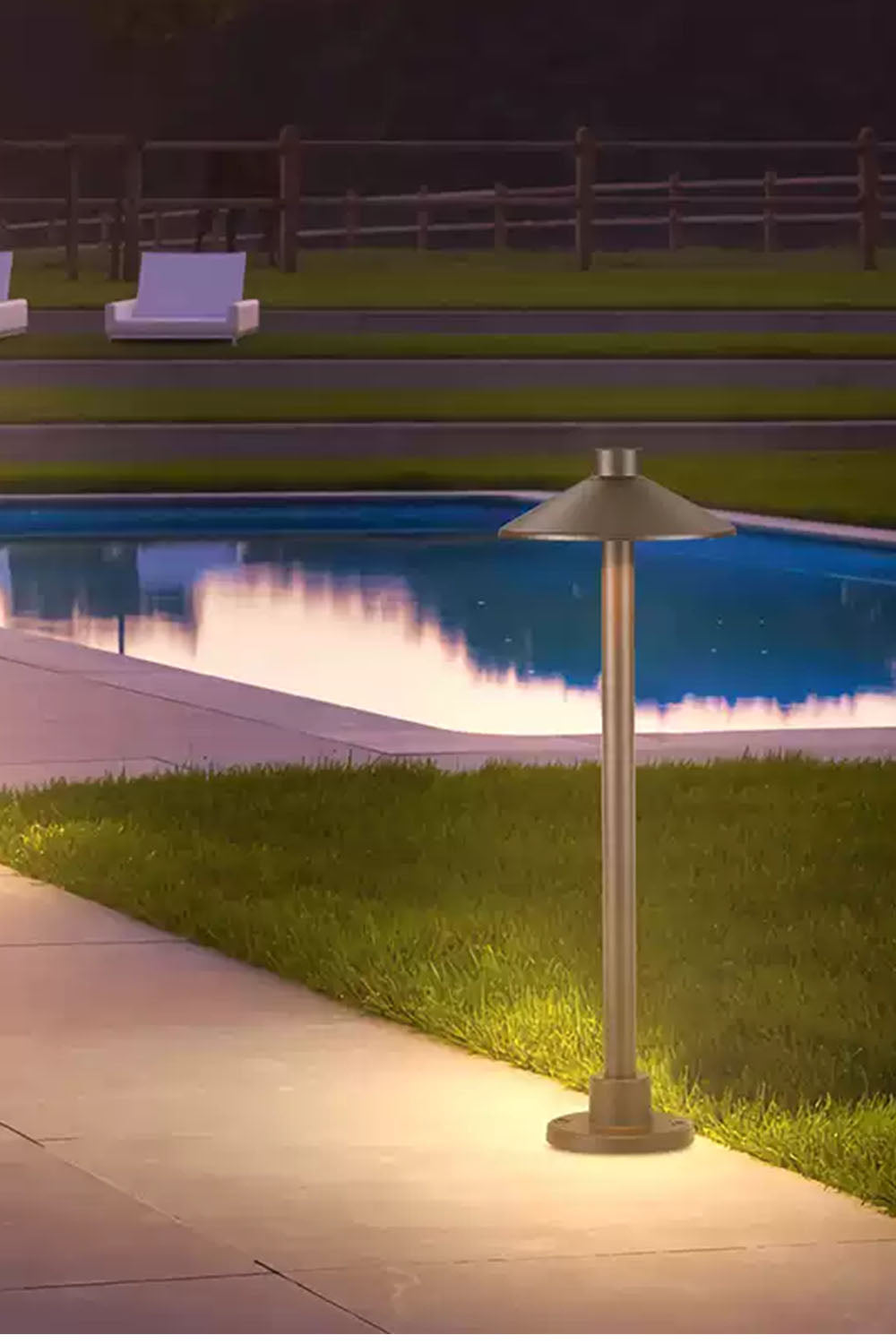Mushroom Acrylic Outdoor Floor Lamp