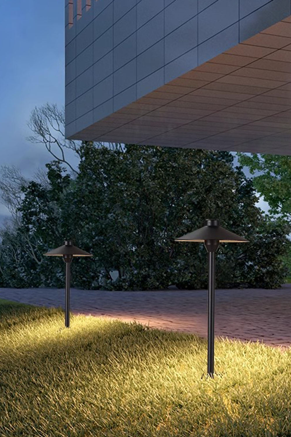 Mushroom Acrylic Outdoor Floor Lamp