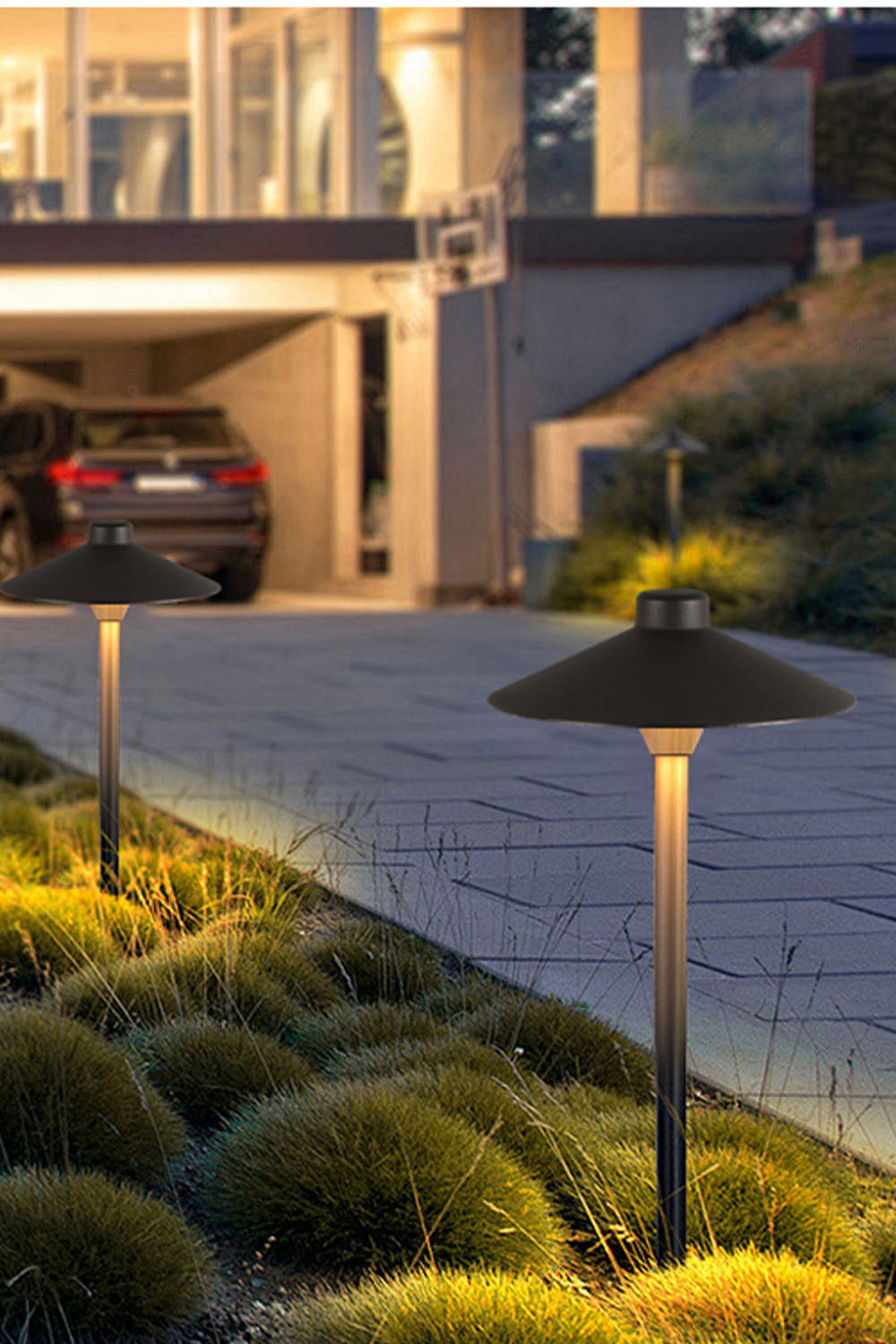 Mushroom Acrylic Outdoor Floor Lamp