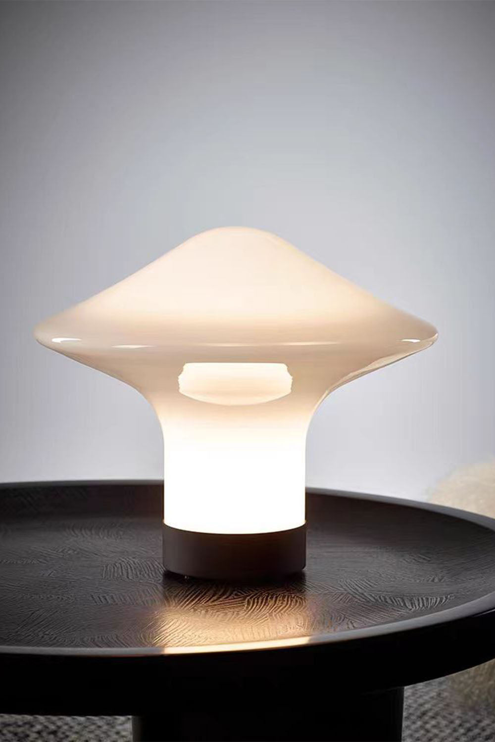 Mushroom Glass Table Lamp