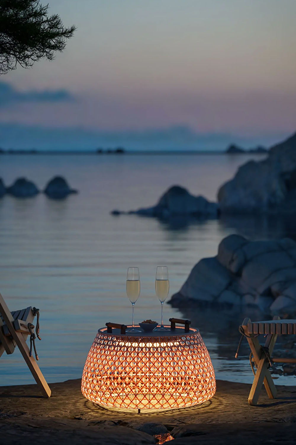Nans Bag Outdoor Floor Lamp