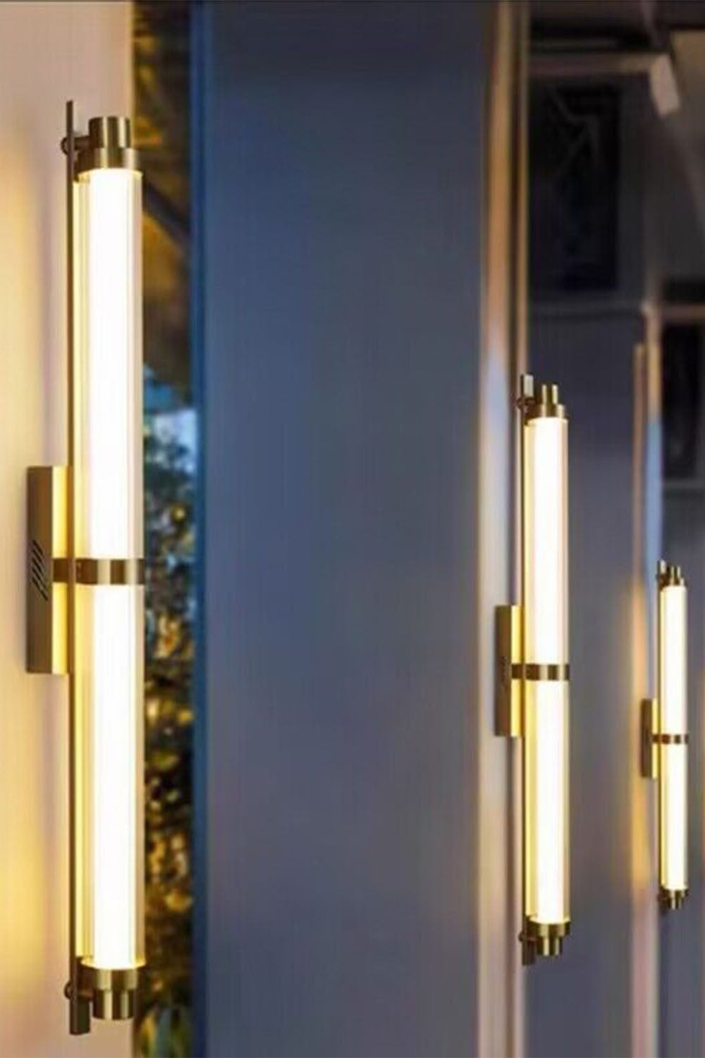 New Chinese Style Tube Wall Lamp