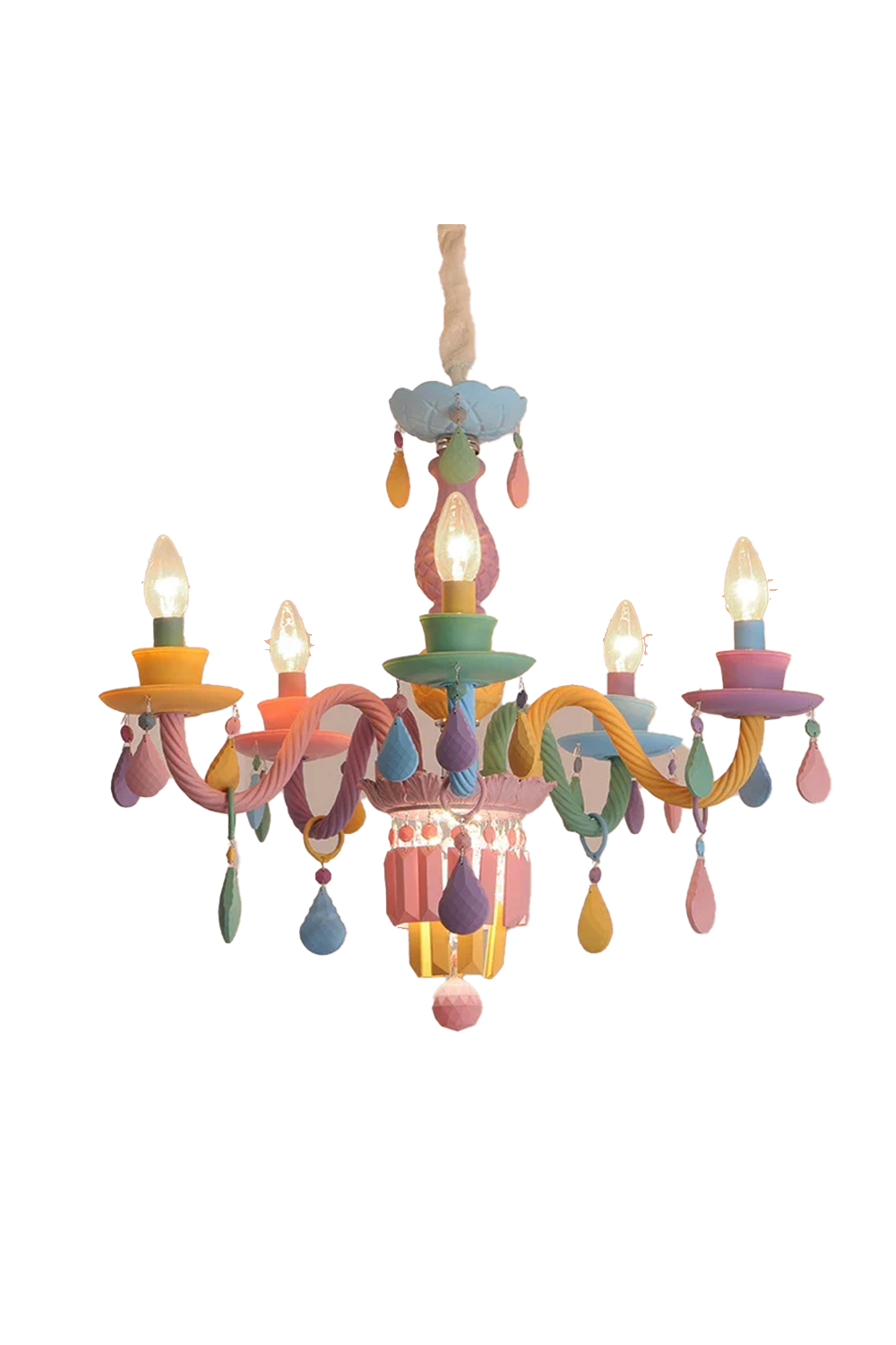 New Macaron Children's Candle Chandelier