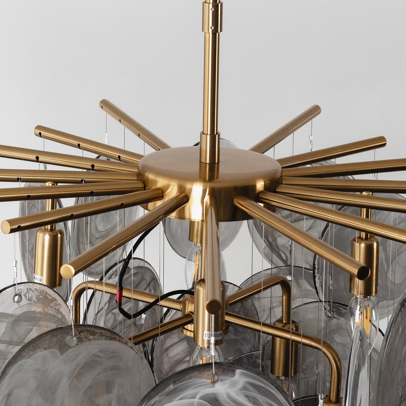 Brushed-Metal Starburst Frame