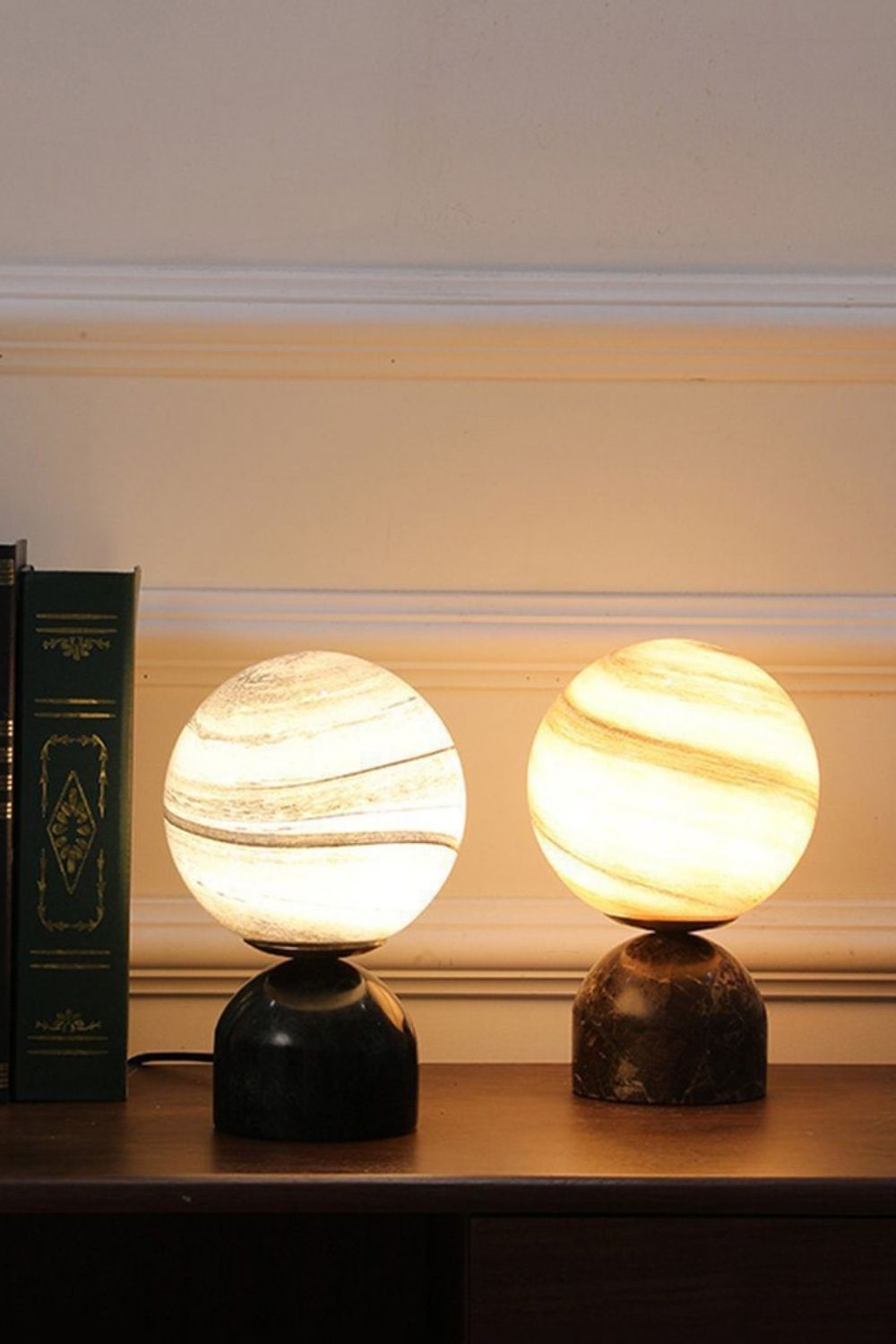 Nordic Bedside Marble Table Lamp