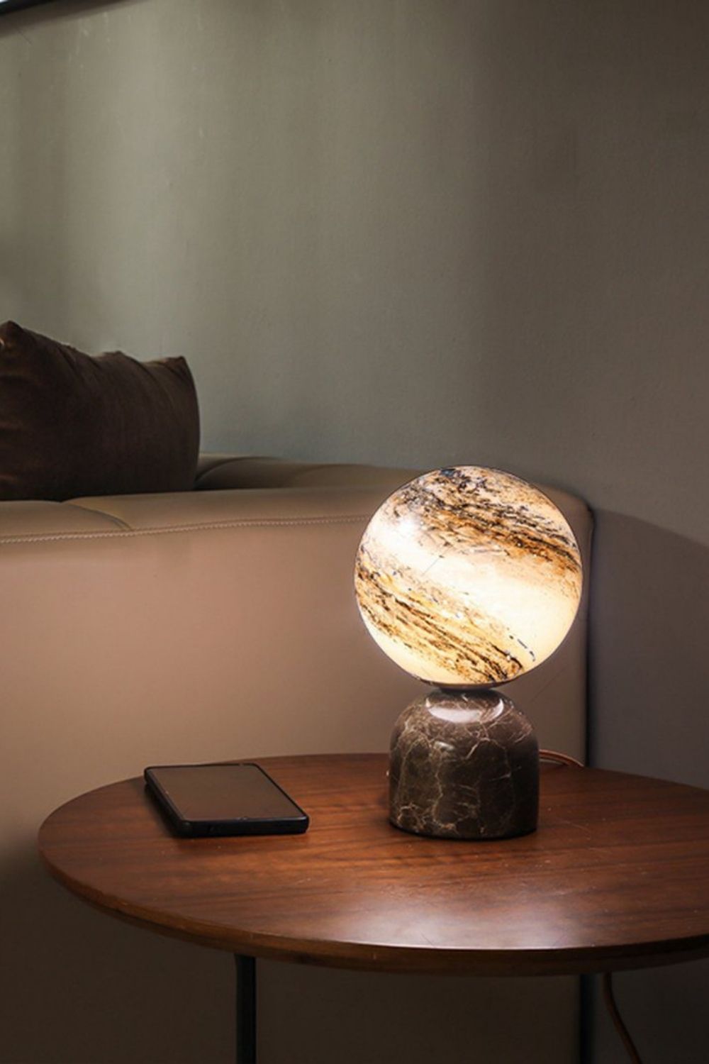 Nordic Bedside Marble Table Lamp