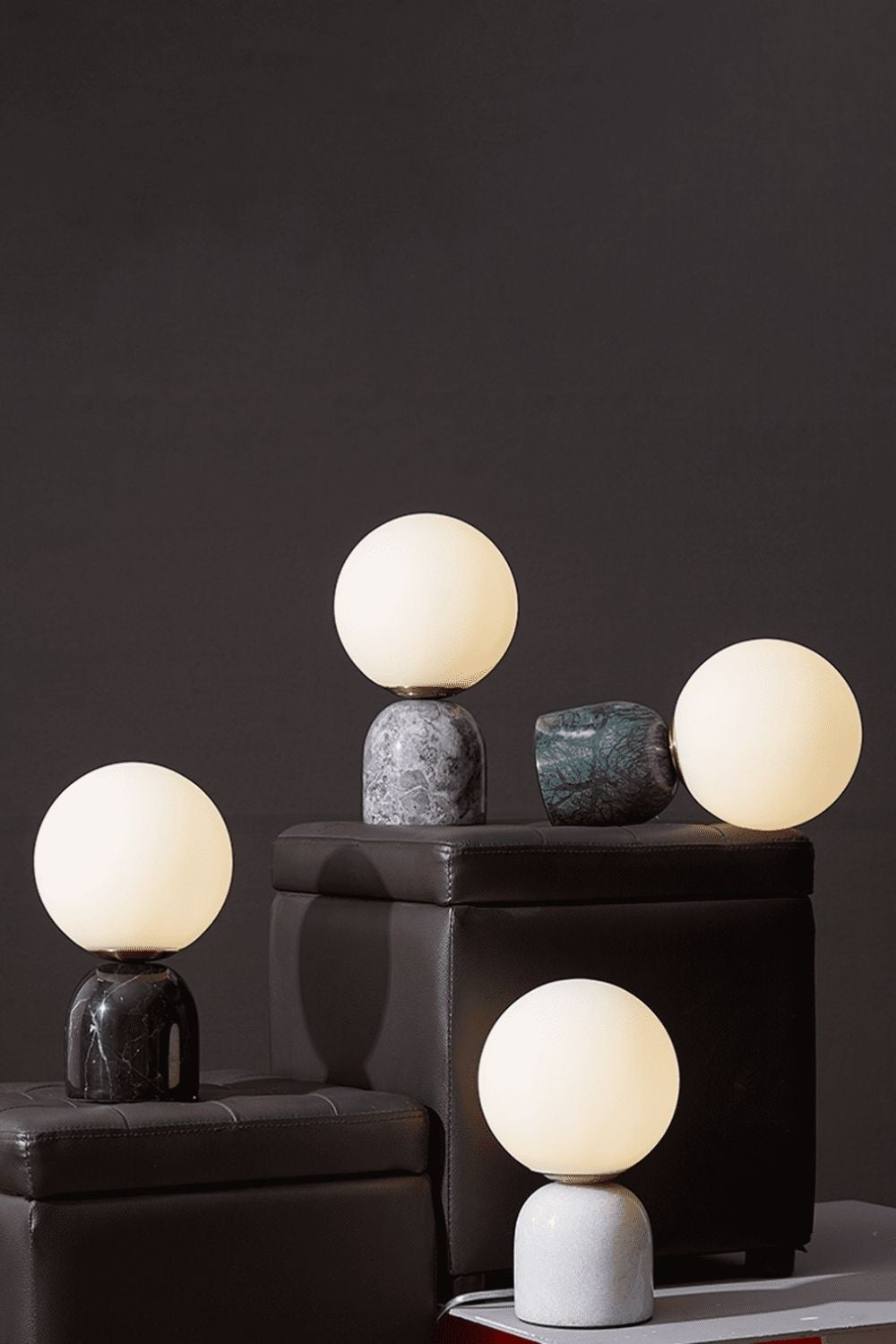 Nordic Bedside Marble Table Lamp