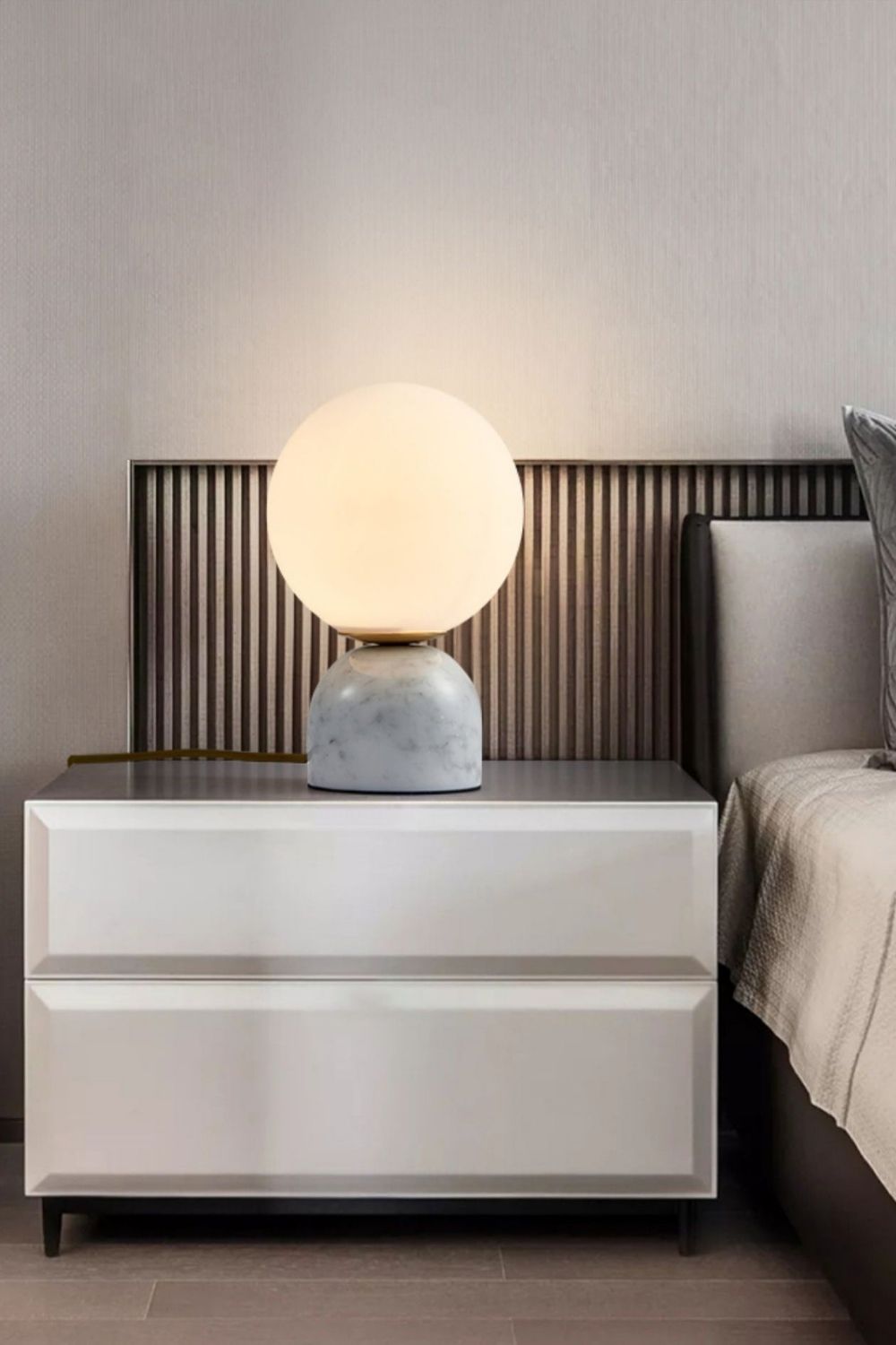 Nordic Bedside Marble Table Lamp
