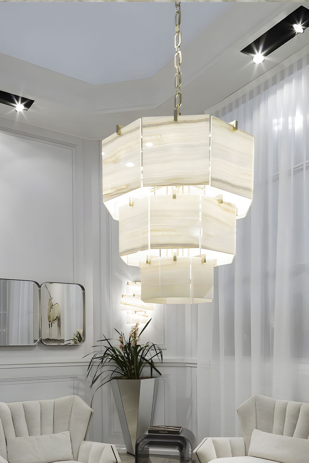 Octagonal Chandelier