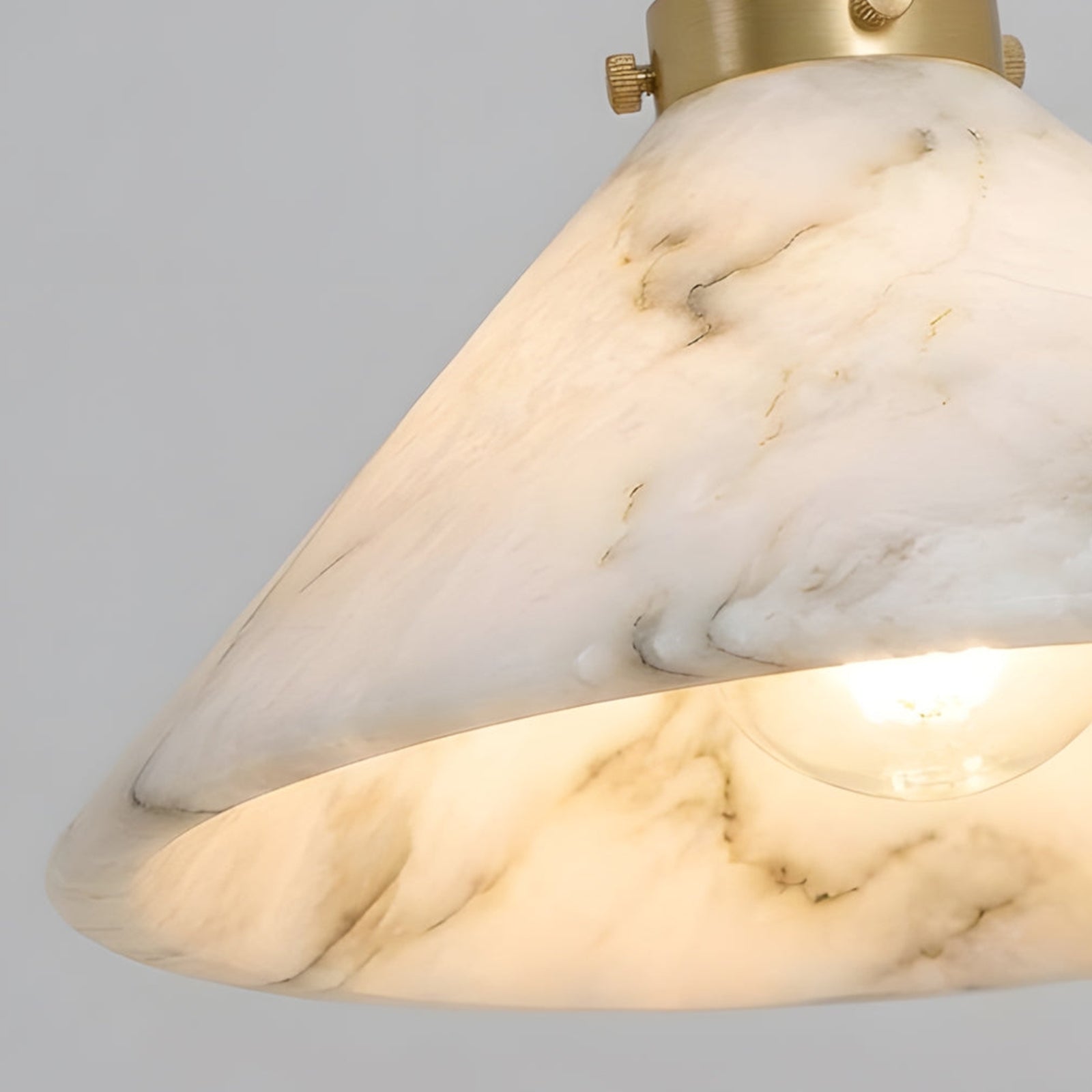 Natural Alabaster Cone Shade 