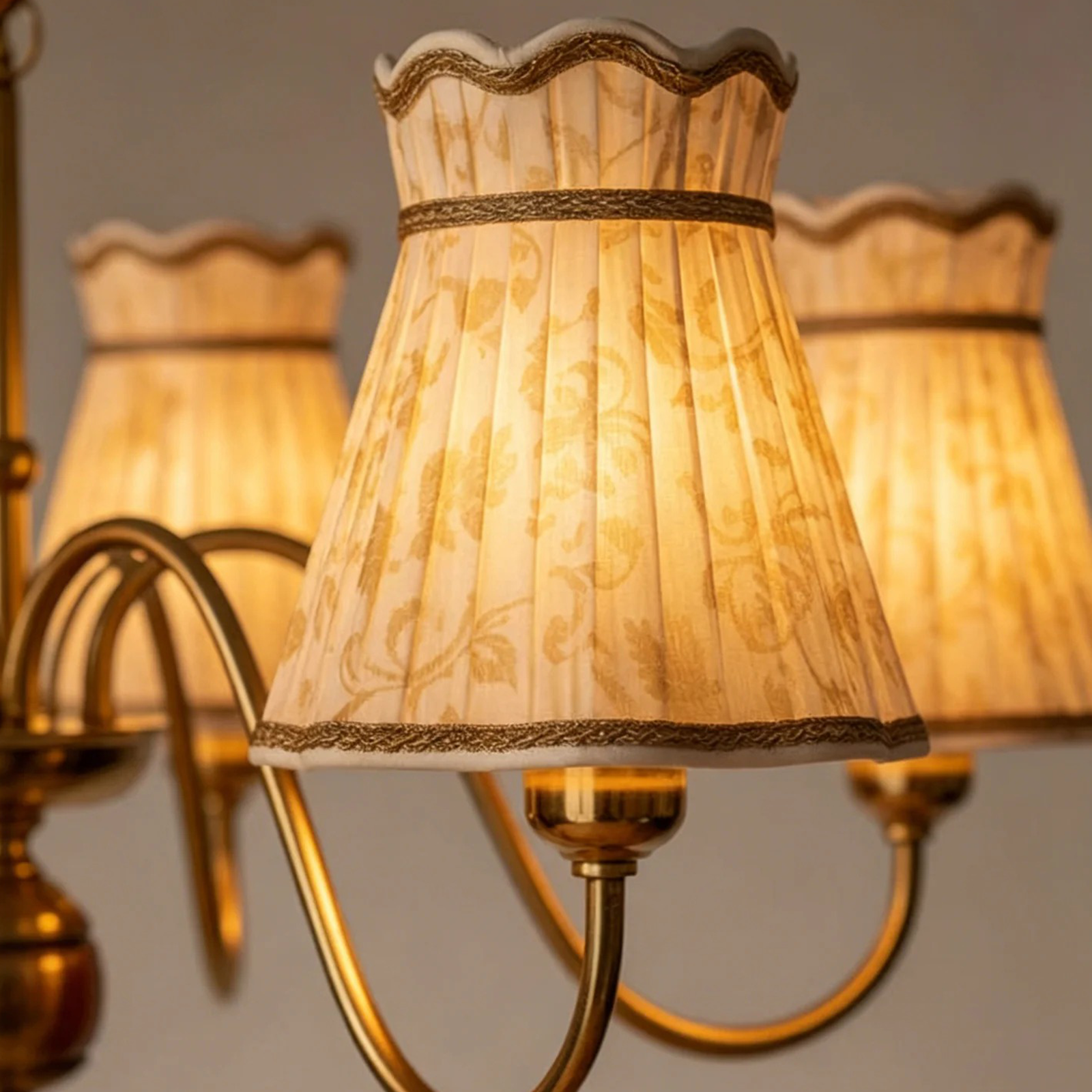 Scalloped Fabric Shades