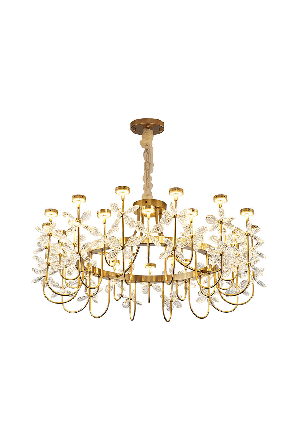 Olander flower crystal chandelier - SamuLighting