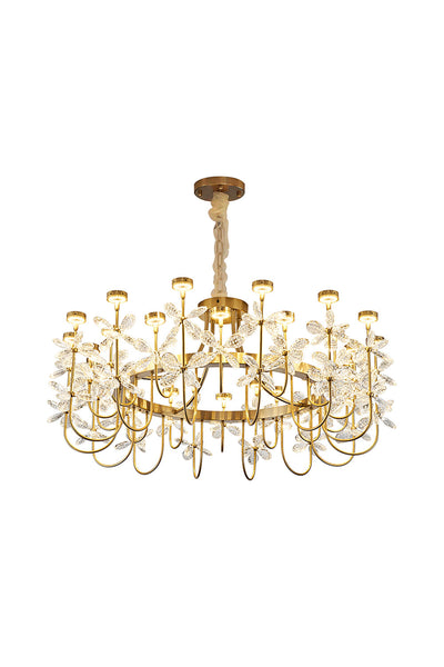 Olander flower crystal chandelier - SamuLighting