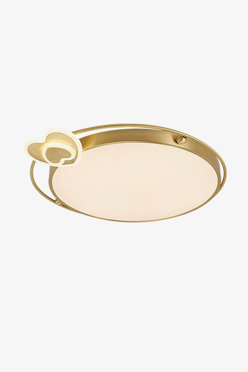 Brass Olin Heart Ceiling Lamp