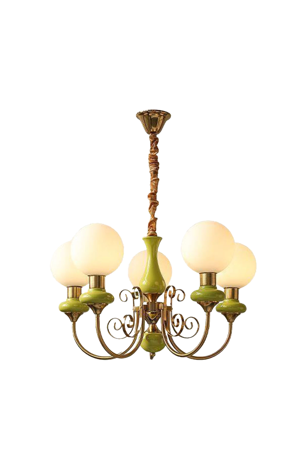 Onyx Glass Chandelier