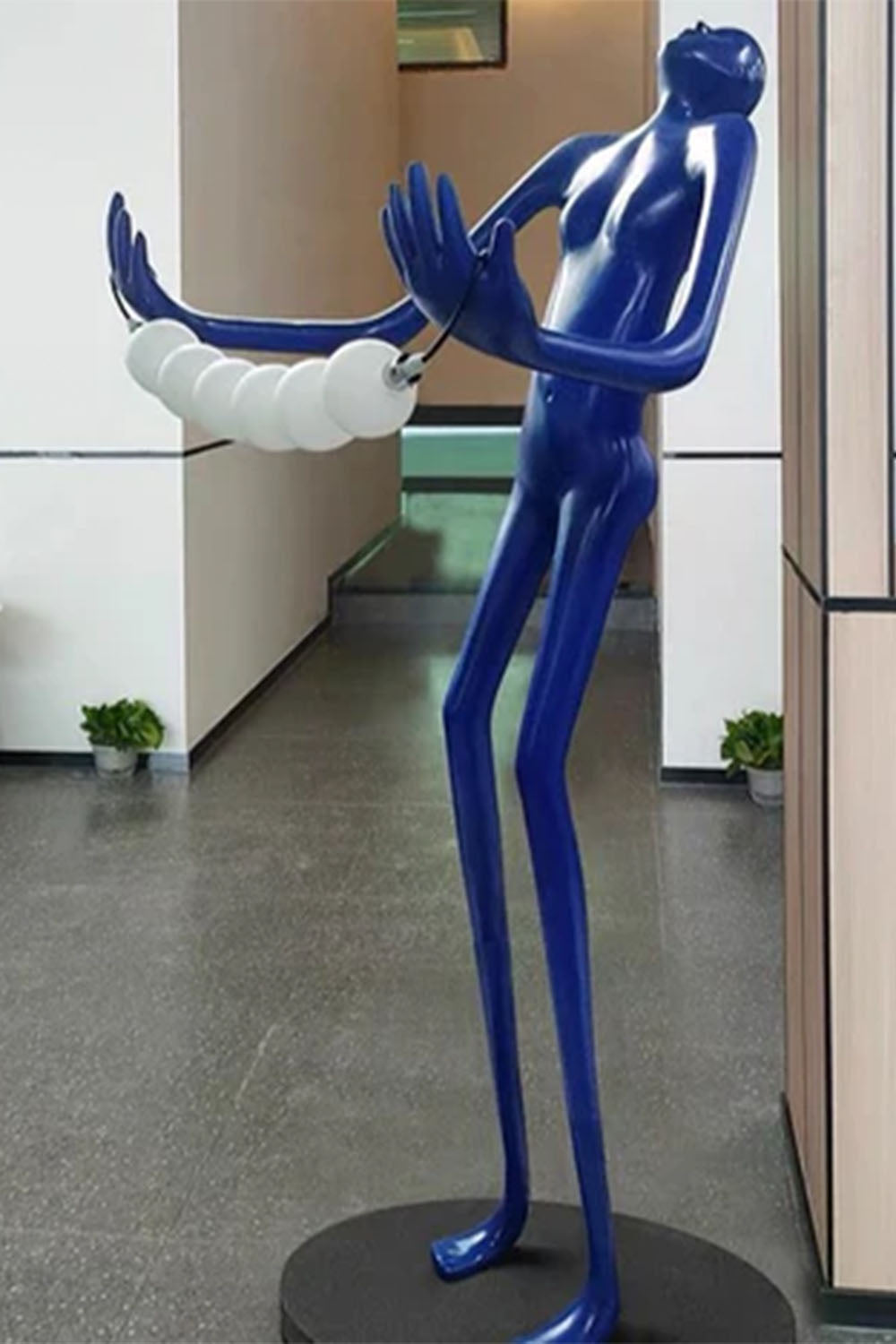 Orb Juggler Sculpture Floor Lamp