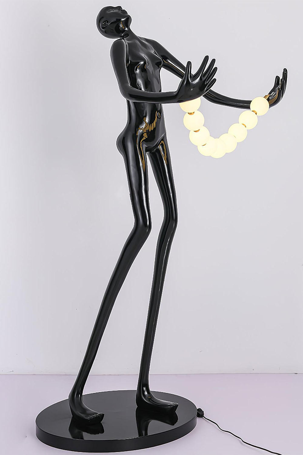 Orb Juggler Sculpture Floor Lamp