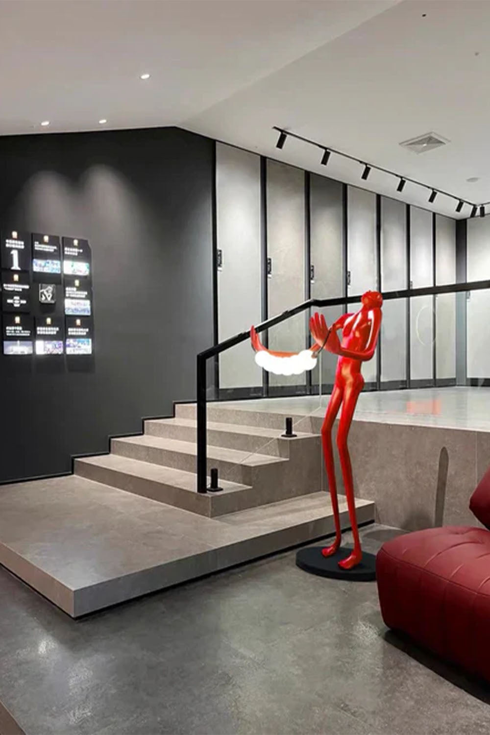 Orb Juggler Sculpture Floor Lamp