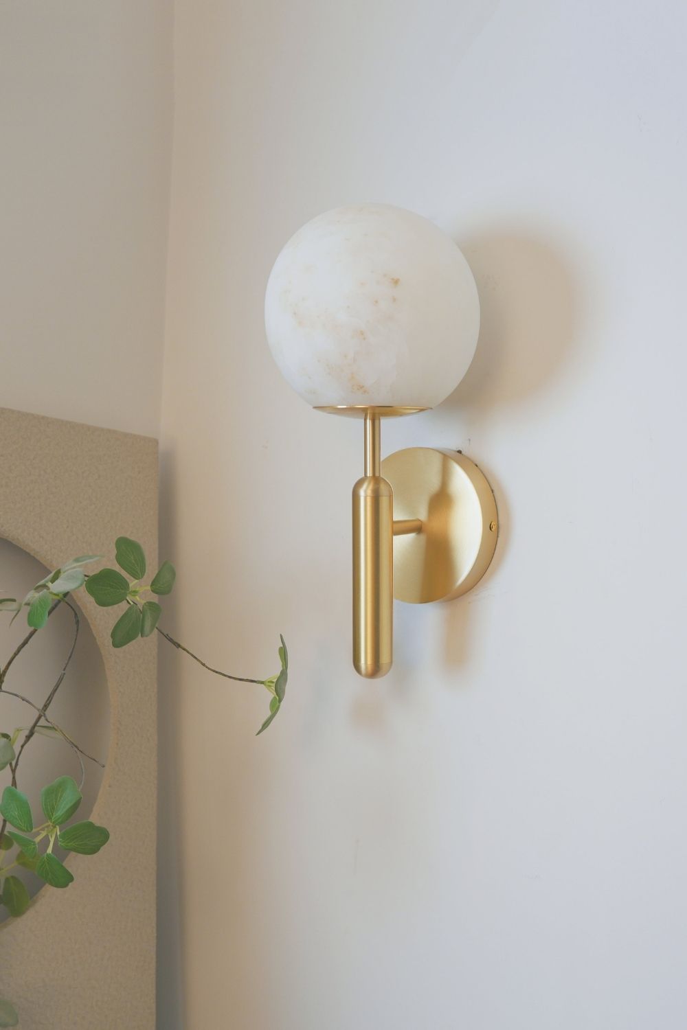Orbis Alabaster Wall Lamp