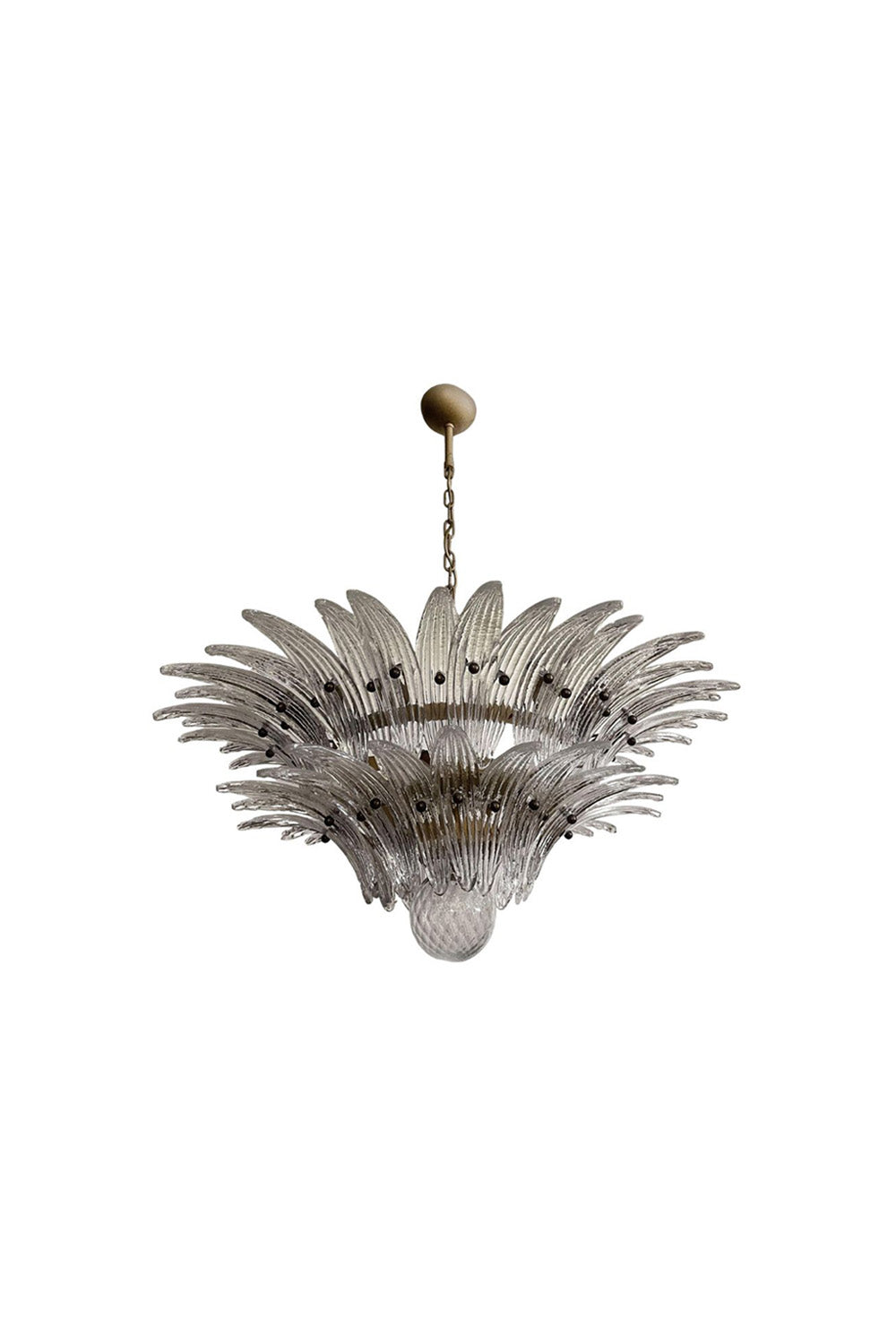 Original Murano Palmette Crystal Chandelier